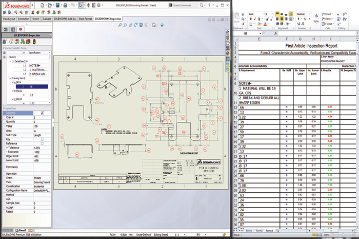SOLIDWORKS Inspection檢查工具