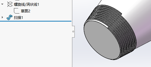 SOLIDWORKS如何創(chuàng)建螺紋